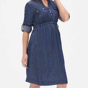 Gap Chambray Maternity Dress NWT